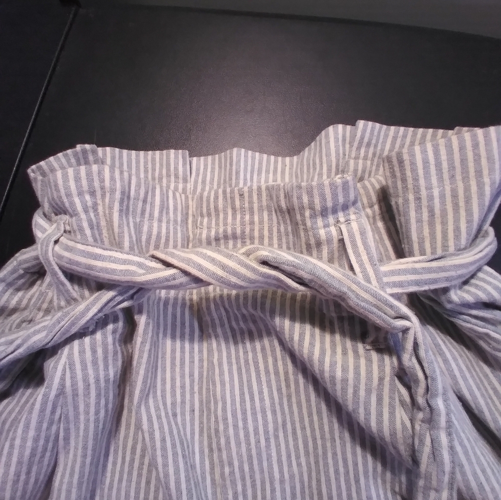 Madewell The New Denim Project Paper Bag Waist Pants Patchwork Hem Streatwear - Picture 11 of 14